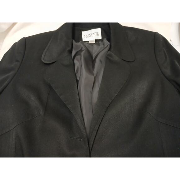 Executive Collection Suit Jacket Blazer Plus Sz 20 WP Black Professional Office - Picture 6 of 16